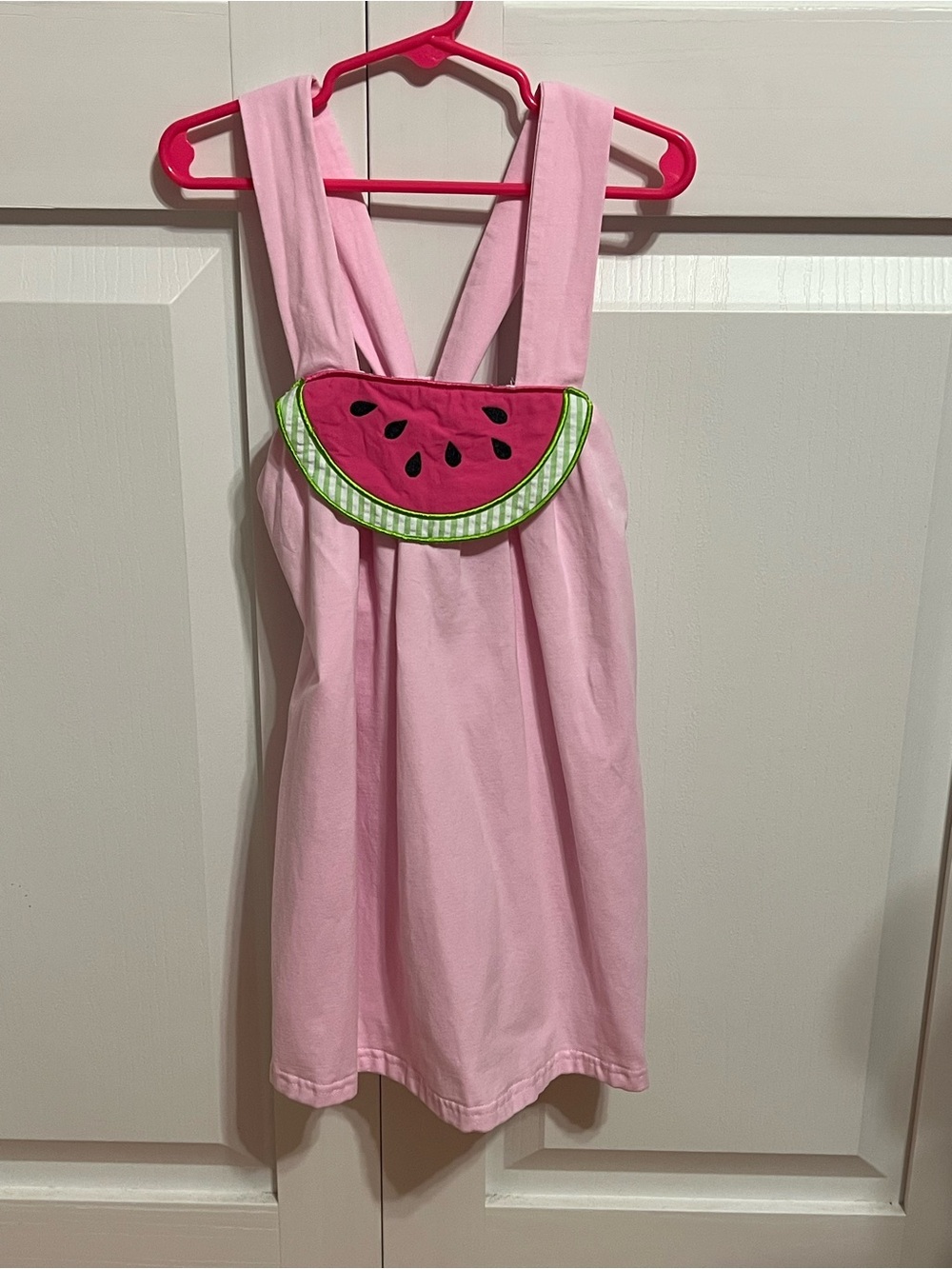The Smocking Place Pink Watermelon Applique Girl’s Dress